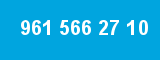 961 566 27 10